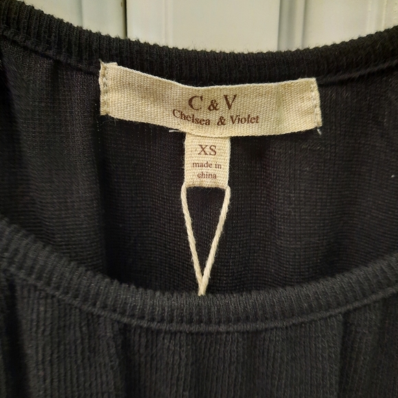 NWT Chelsea & Violet Tiered Knit Babydoll Dress - Picture 4 of 5